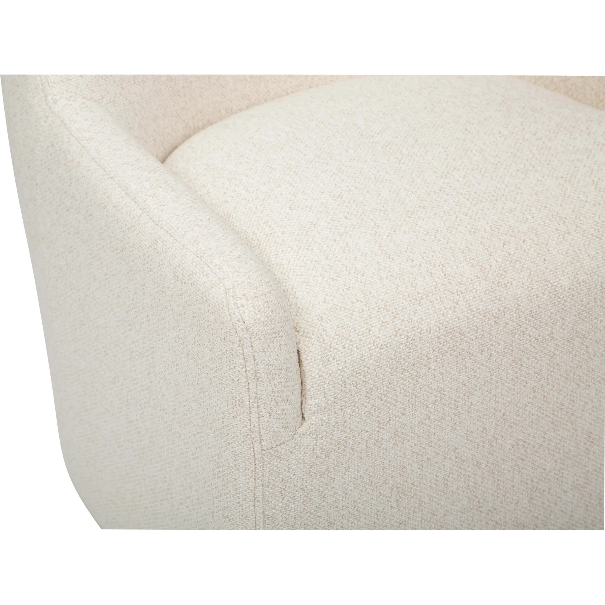 Cruz Armless Dining Chair, Lila Linen, Set of 2 by Becki Owens