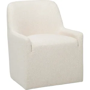 Cruz Armless Dining Chair, Lila Linen, Set of 2 by Becki Owens