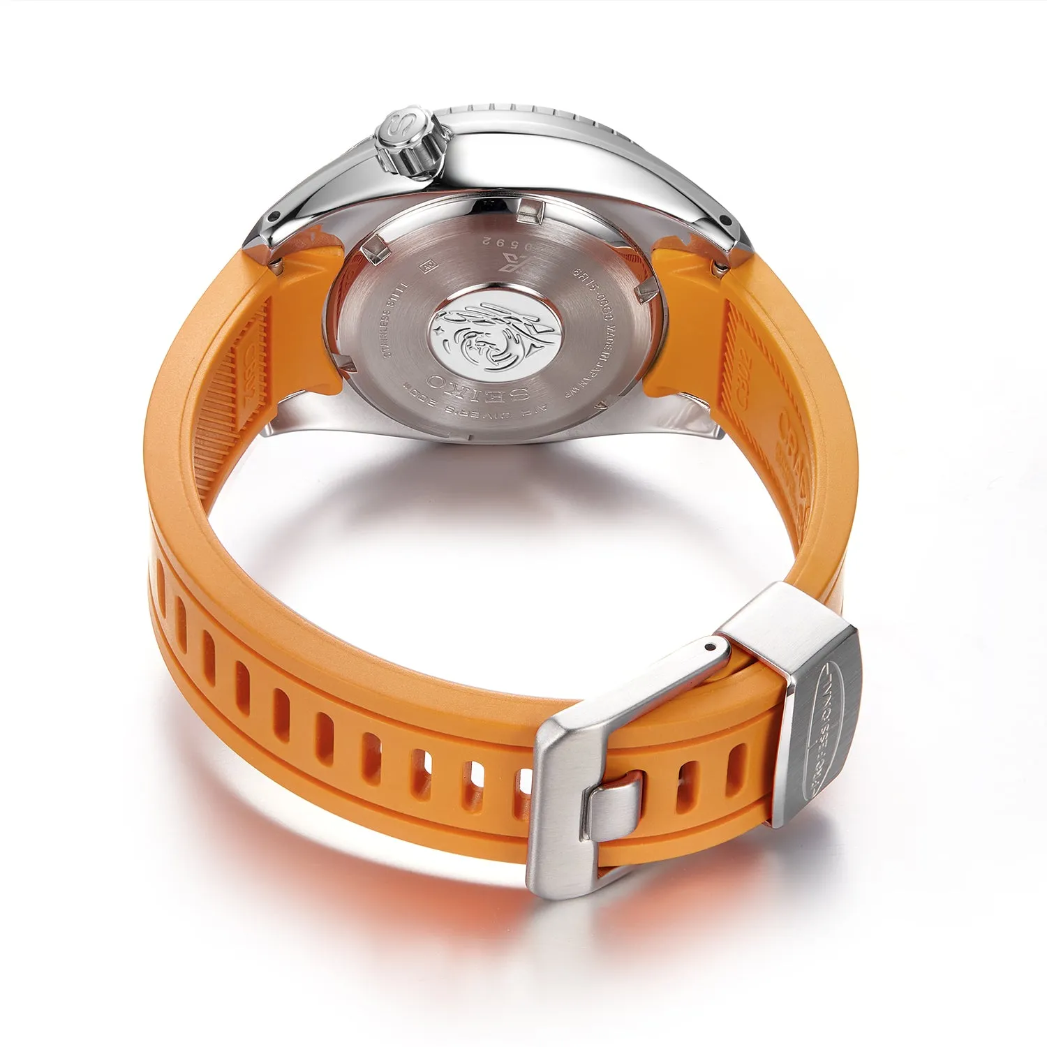 High-Quality Curved-End Rubber Strap Compatible with Seiko Sumo (CB02)