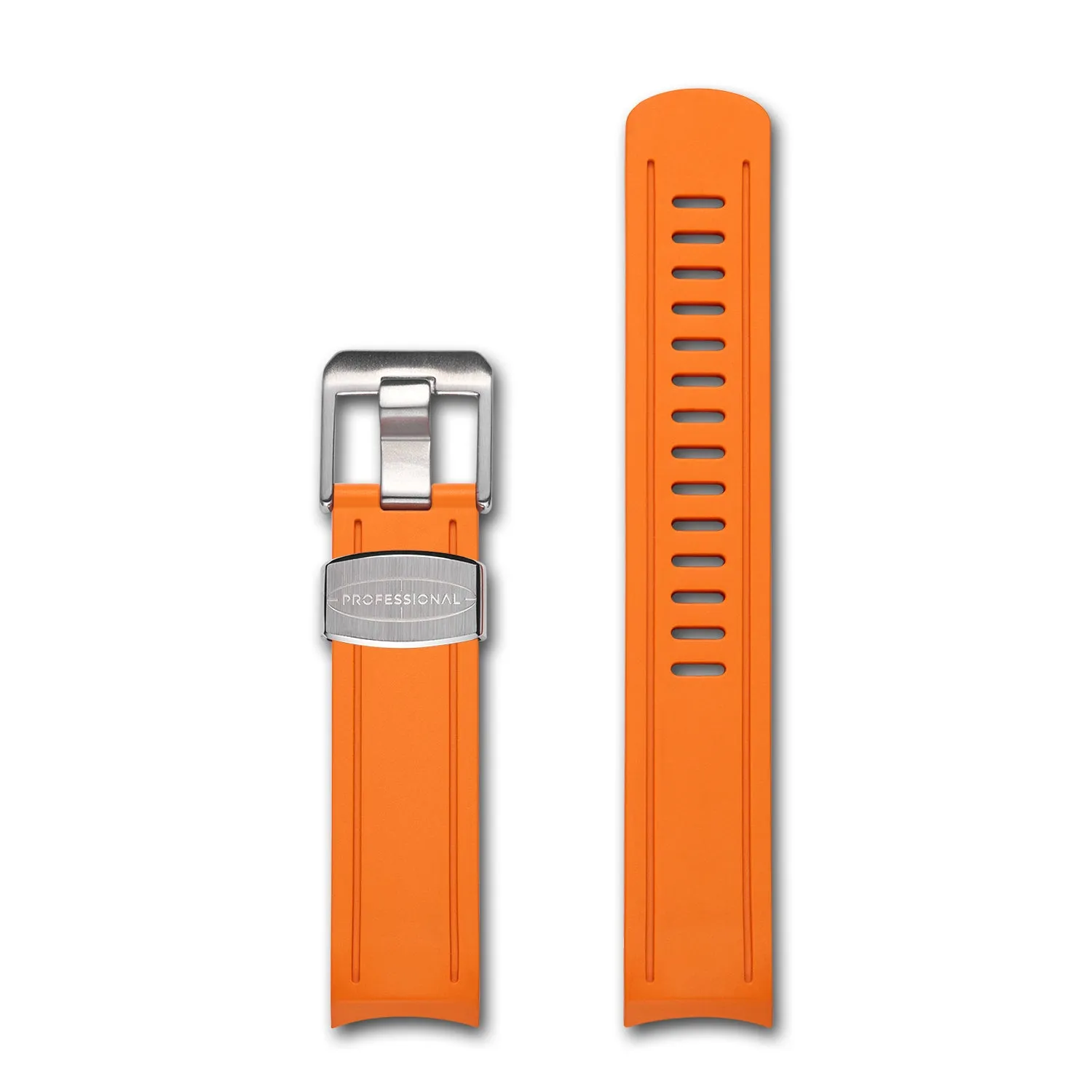 High-Quality Curved-End Rubber Strap Compatible with Seiko Sumo (CB02)