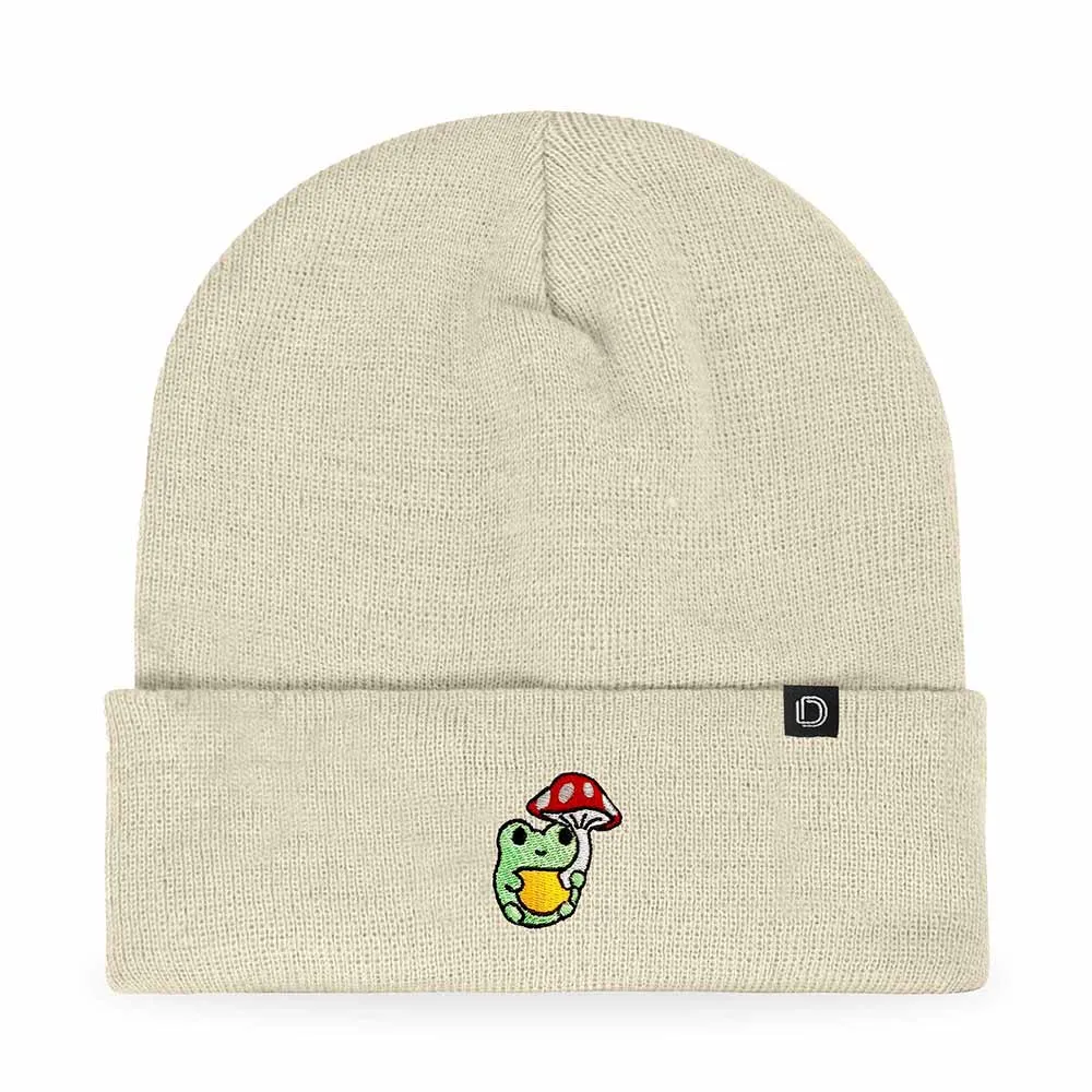 Dalix Mushroom Frog Beanie