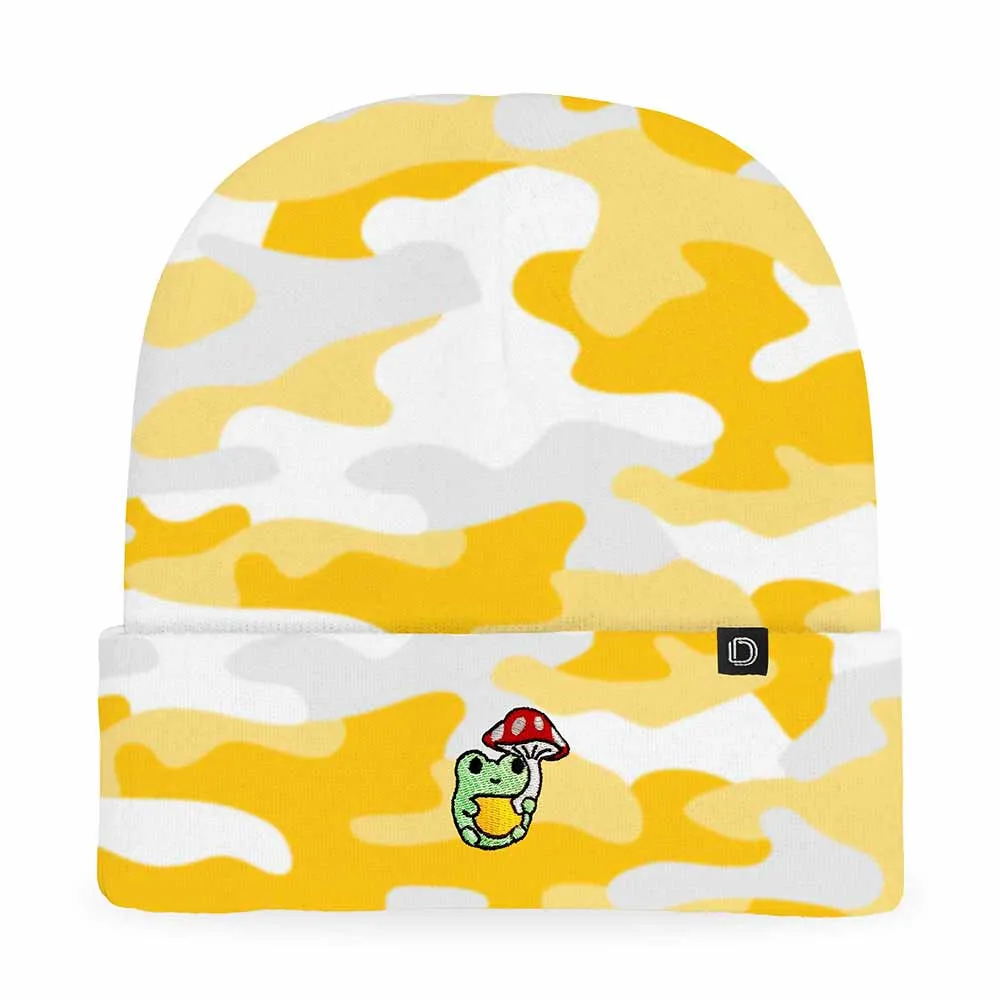 Dalix Mushroom Frog Beanie