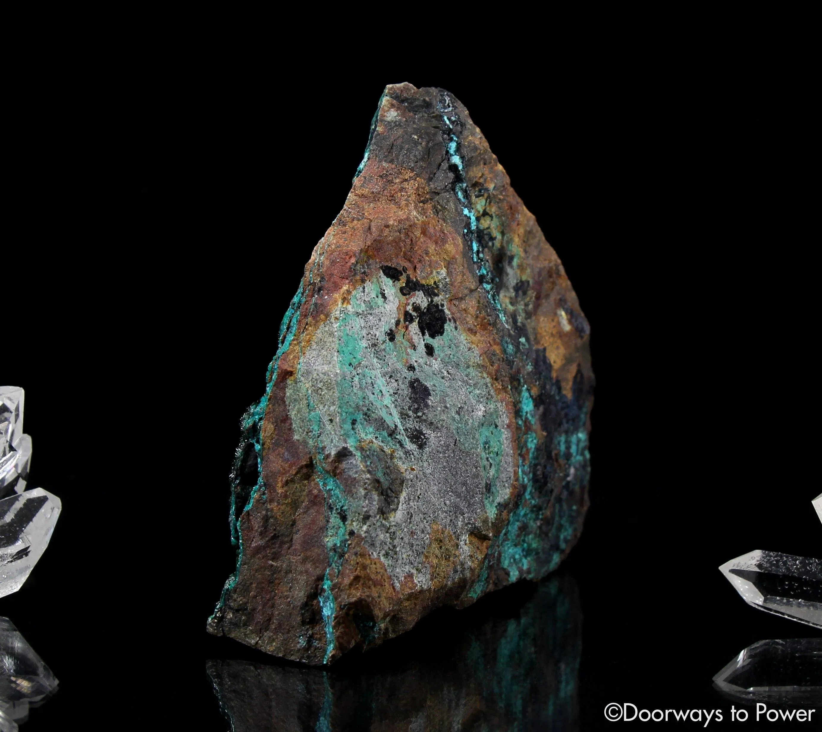 Dioptase Crystal Altar Stone A  