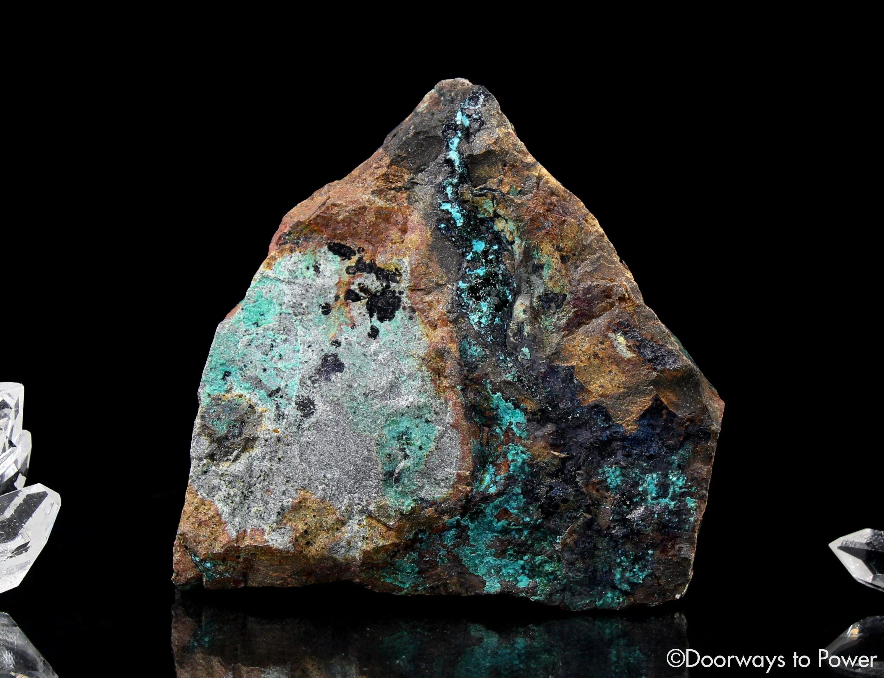 Dioptase Crystal Altar Stone A  