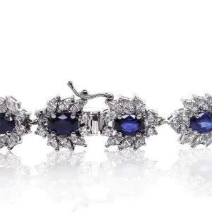 Geranium Sapphire Bracelet