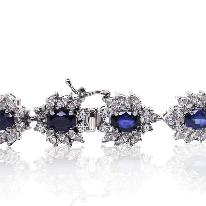 Geranium Sapphire Bracelet