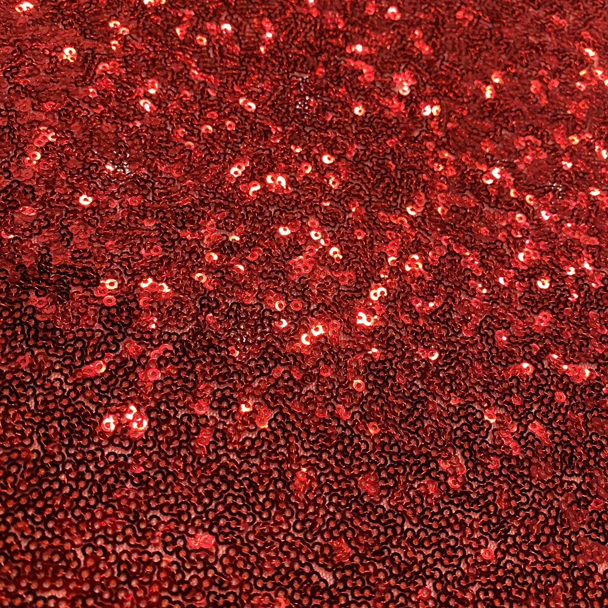 Glitz Sequins Table Linen in Red