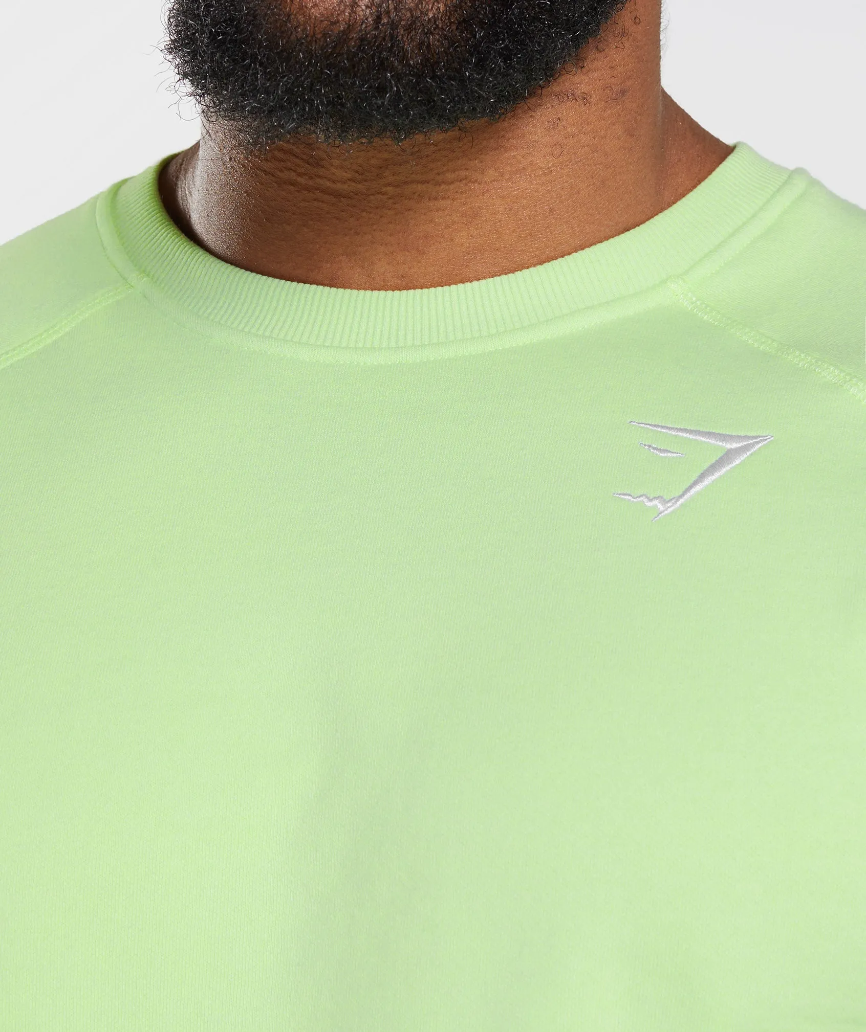 Gymshark Crest Sweatshirt - Kiwi Green
