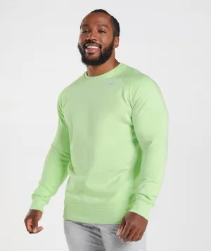 Gymshark Crest Sweatshirt - Kiwi Green