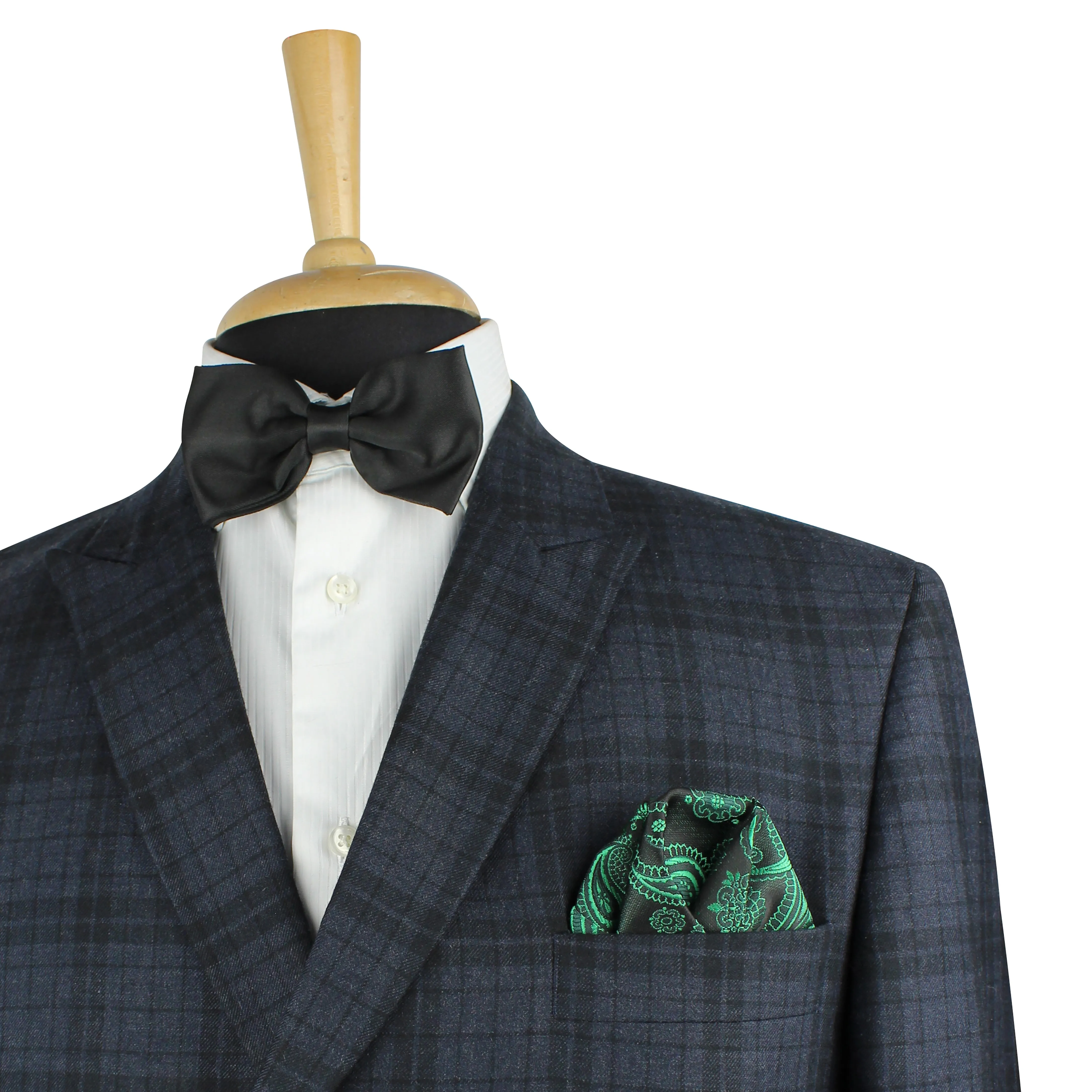 Kovove The Royal Paisley Green Necktie and Pocket Square Gift Box