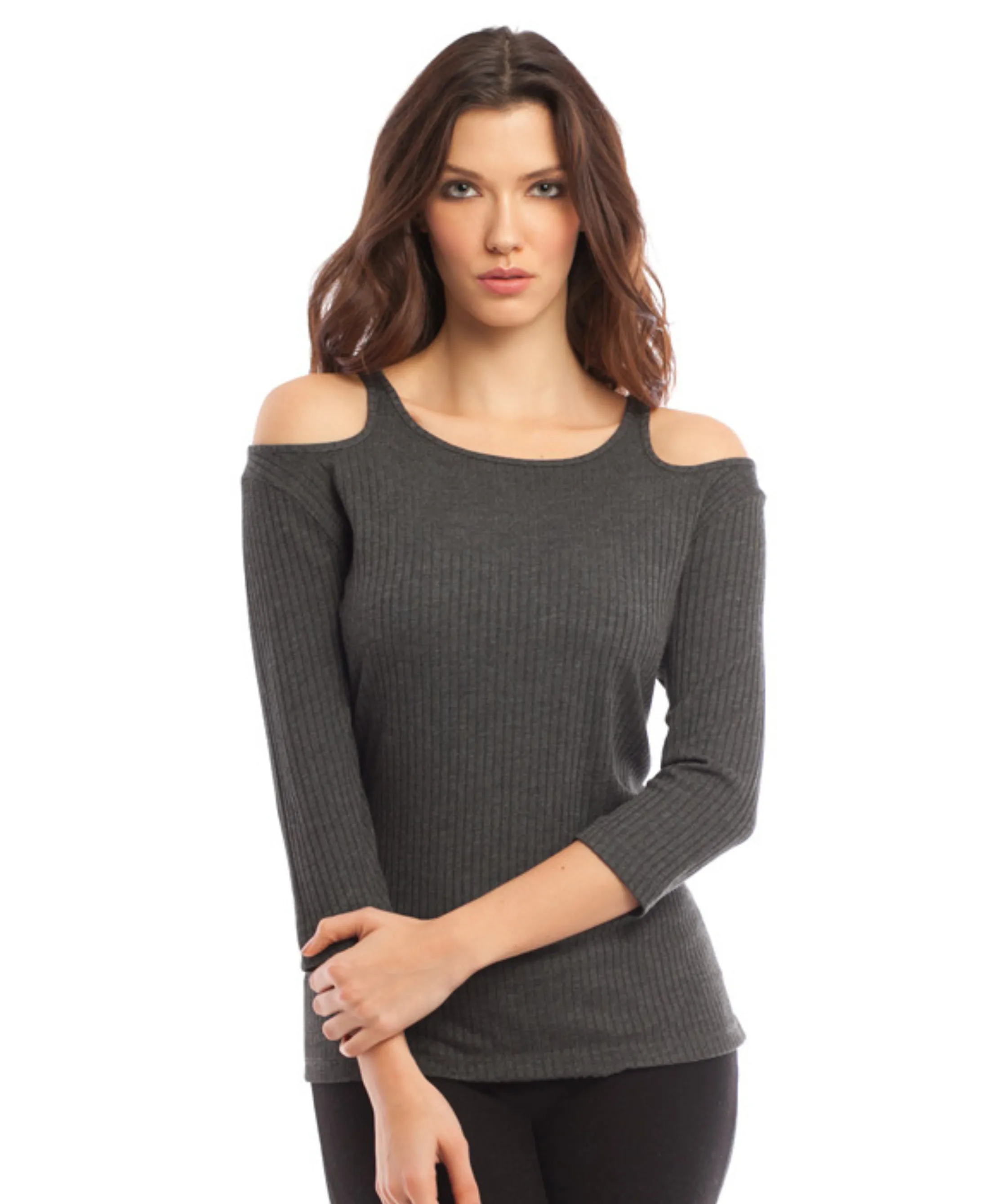 Leah Open Shoulder Top