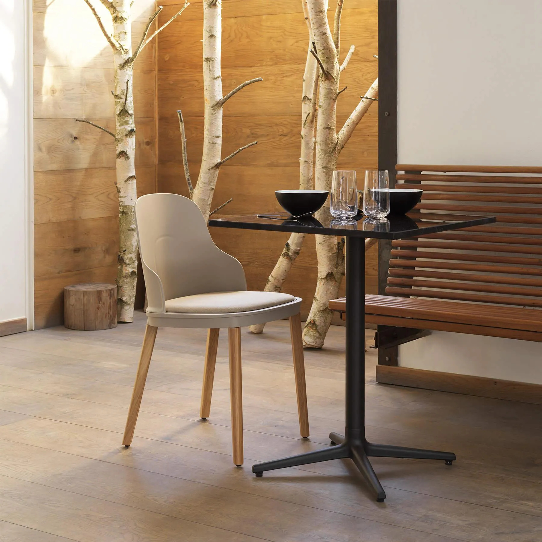 Normann Copenhagen Allez Chair with Upholstered Seat