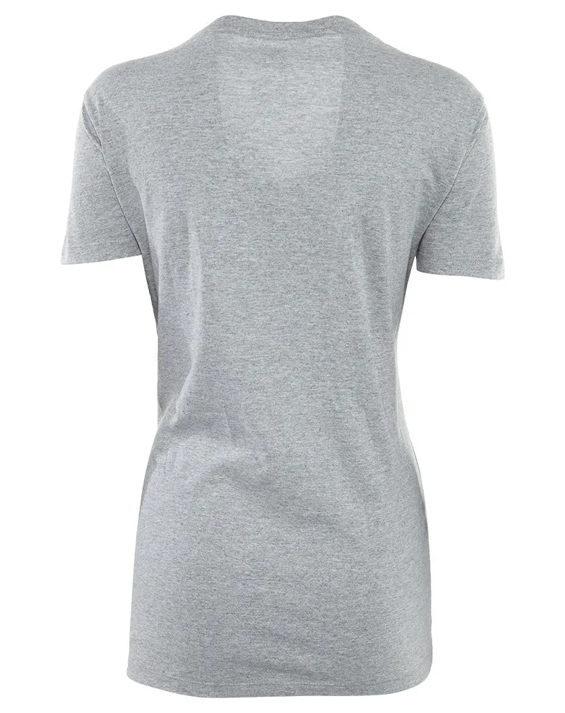 North Face S/s Half Dome V-neck Tee Womens Style : A8u7