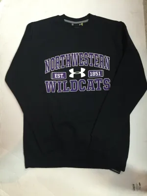 Northwestern Wildcats Under Armour Crewneck Adult Pullover