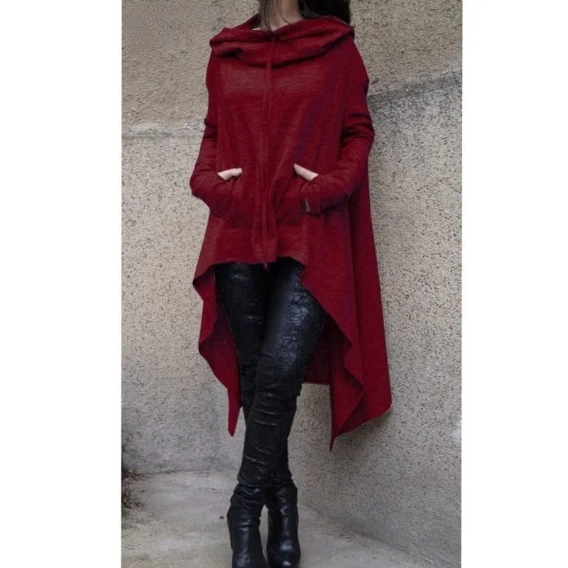 Oversized Loose Hooded Sweater