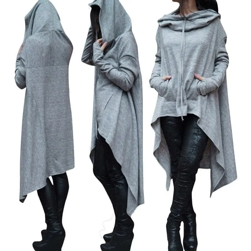Oversized Loose Hooded Sweater