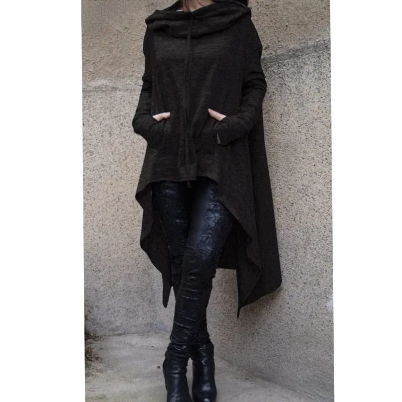 Oversized Loose Hooded Sweater