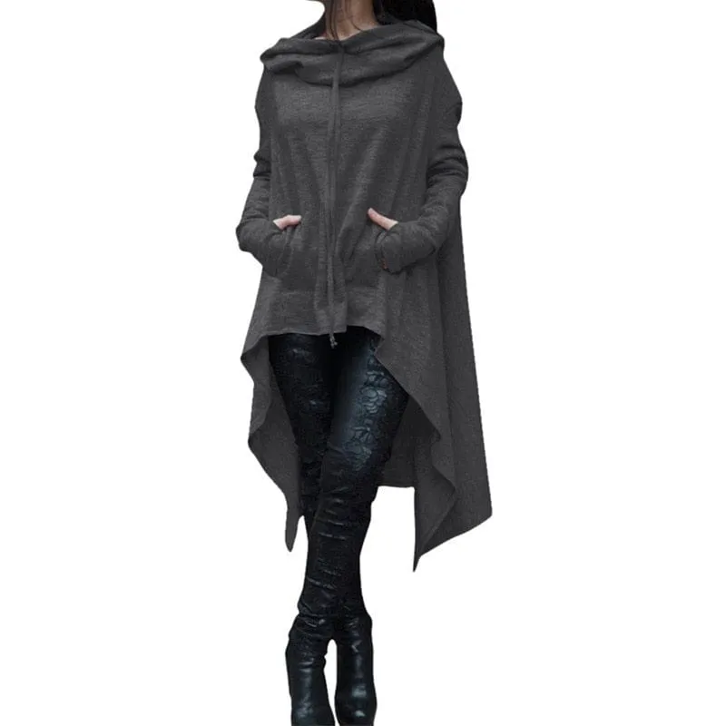 Oversized Loose Hooded Sweater
