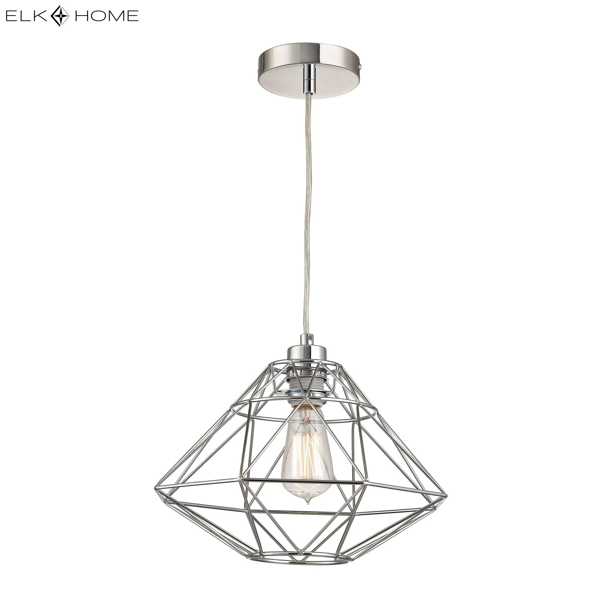 Paradigm 13" 1 Light Pendant in Chrome
