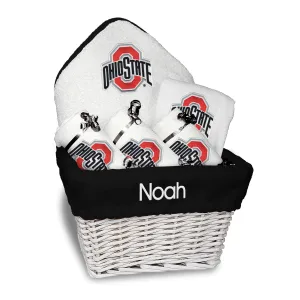 Personalized Ohio State Buckeyes Medium Basket - 6 Items