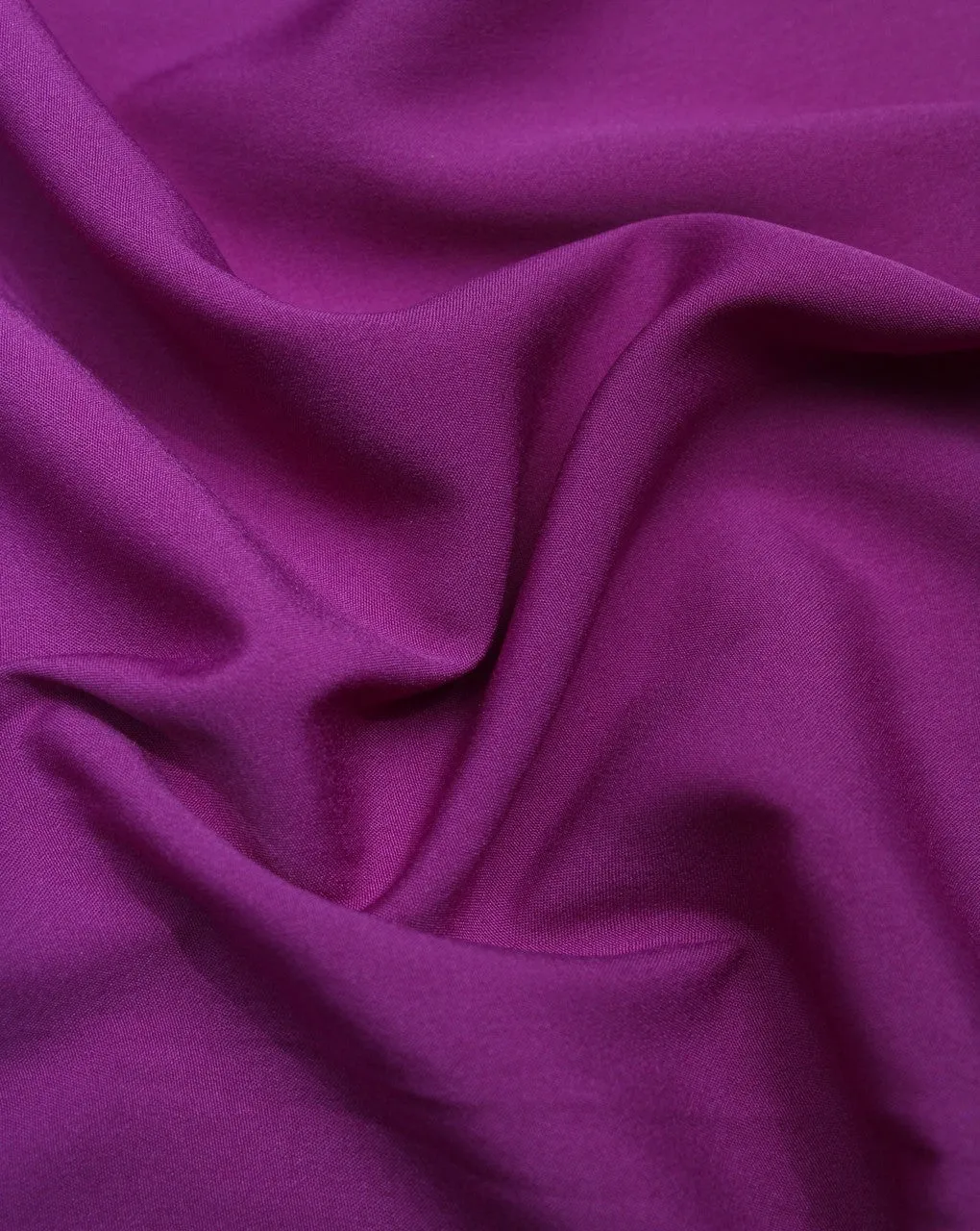 Plain Purple Polyester Crepe Fabric