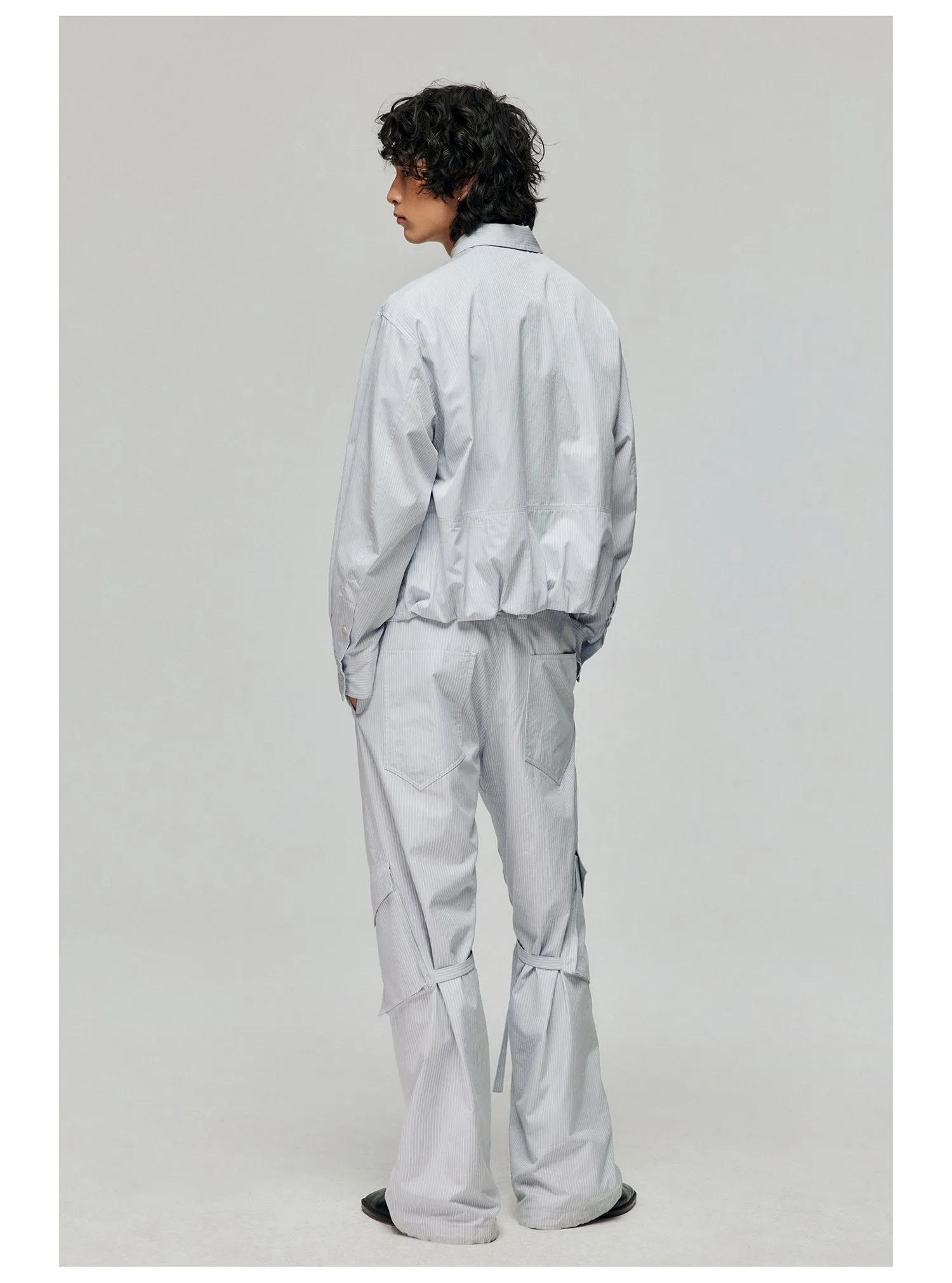 Polyester Strap Casual Pants