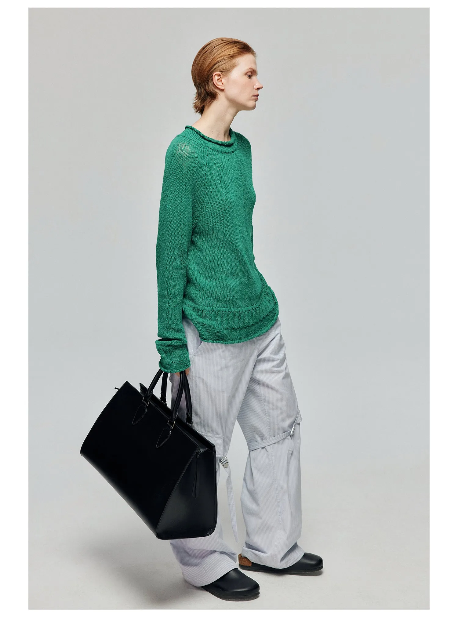 Polyester Strap Casual Pants