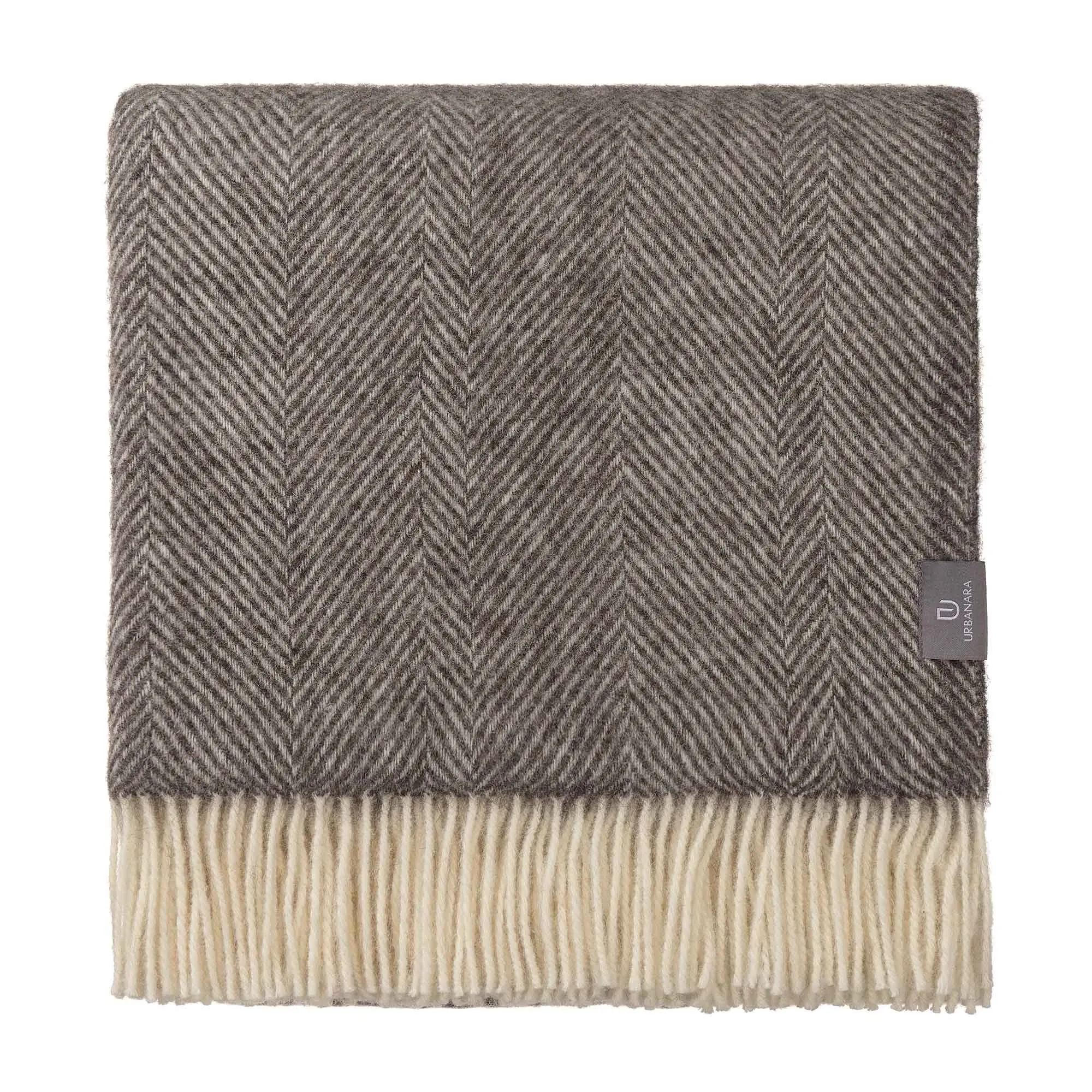 Salantai Wool Blanket [Grey/Cream]