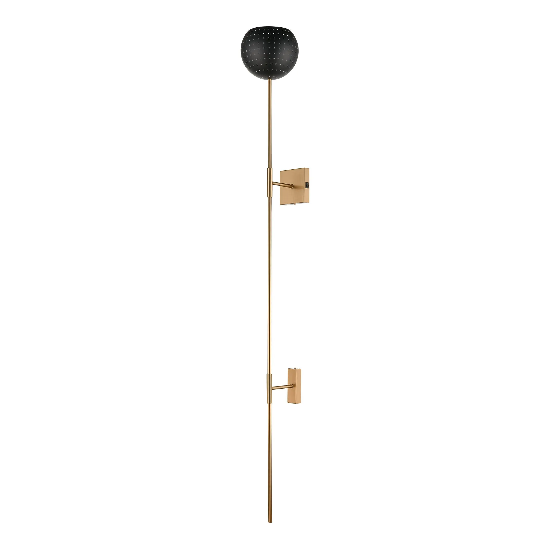 Scarab 66" 1 Light Sconce in Satin Brass