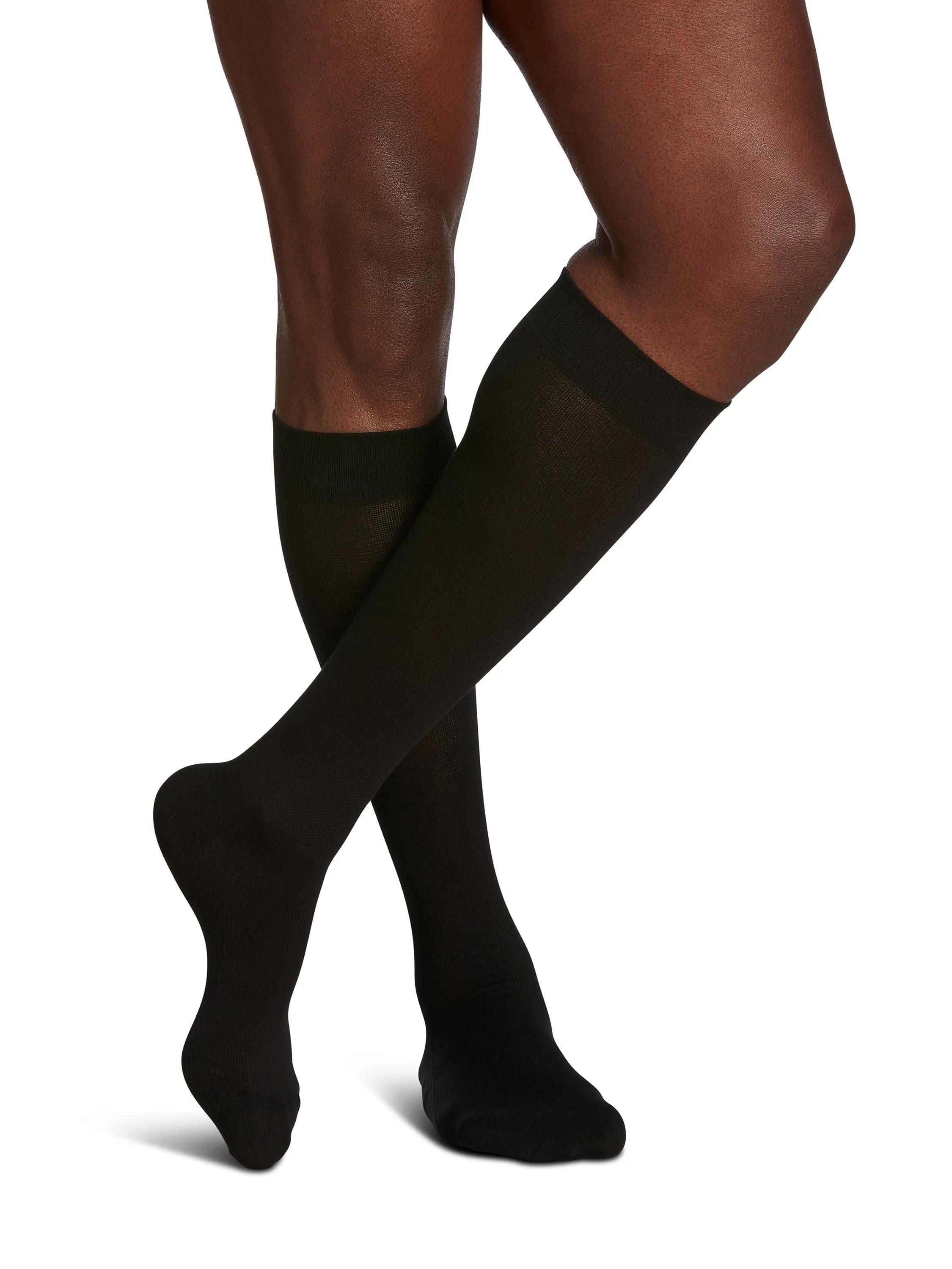 Sigvaris Sea Island Cotton (Formerly 220 Sea Island Cotton) Men's Knee High  15-20mmHg-Closed Toe