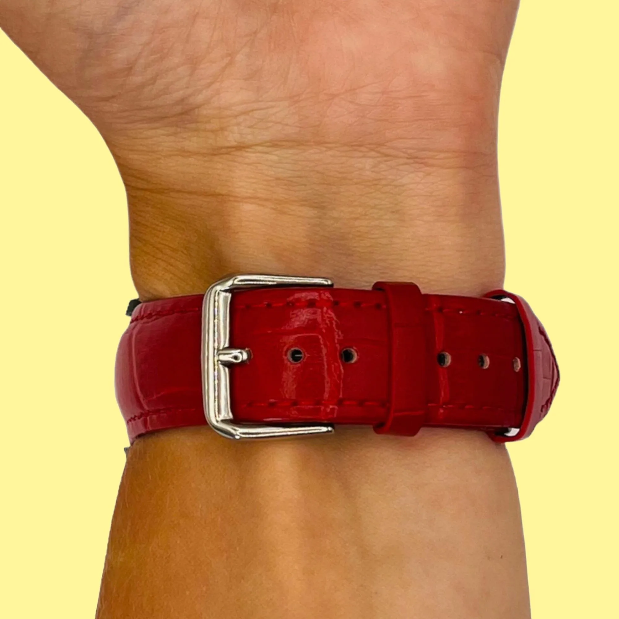 Snakeskin Leather Watch Straps Compatible with the Wenger 22mm Range