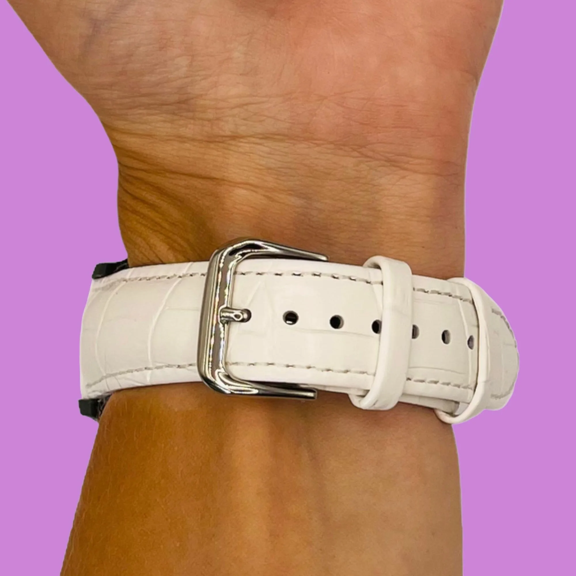 Snakeskin Leather Watch Straps Compatible with the Wenger 22mm Range