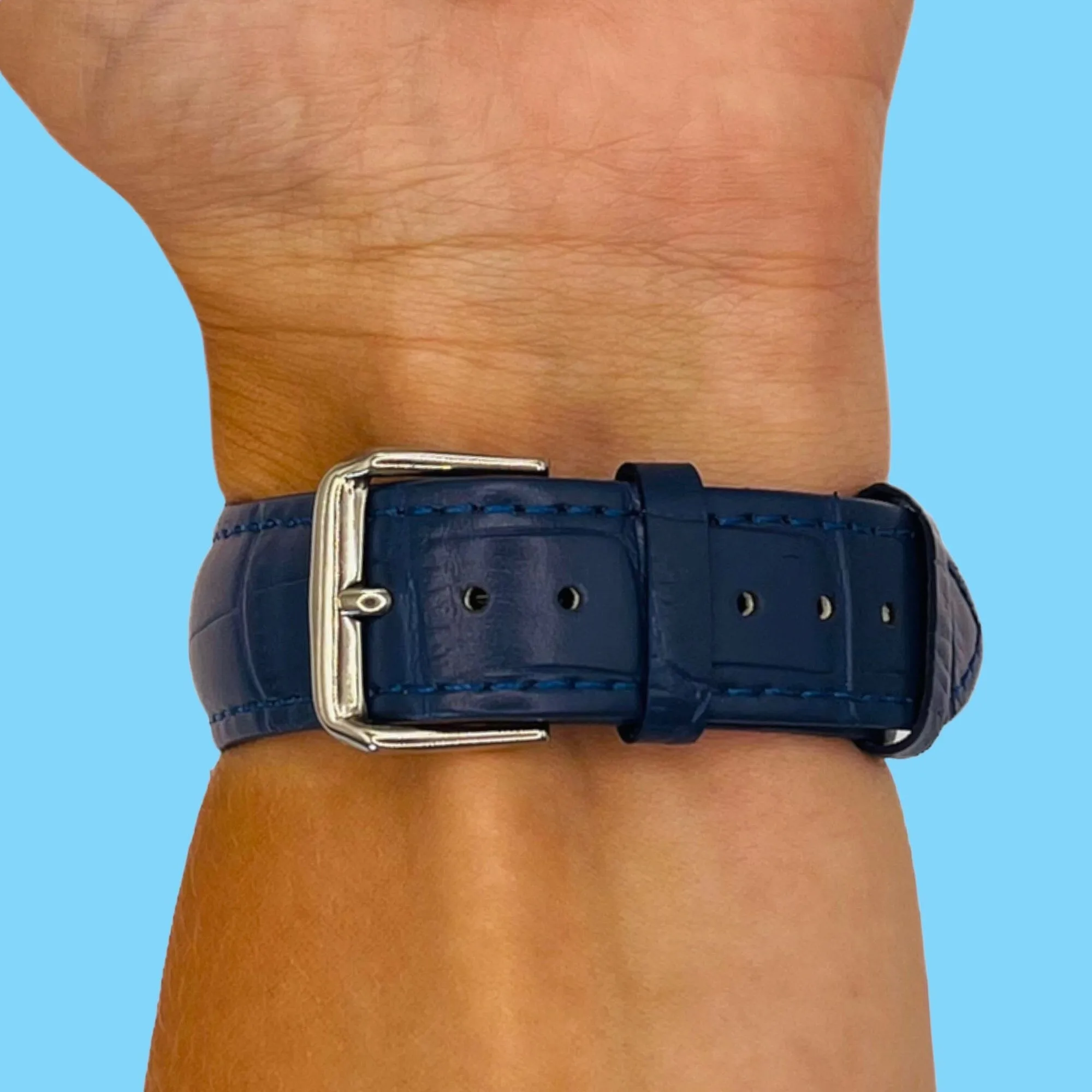 Snakeskin Leather Watch Straps Compatible with the Wenger 22mm Range