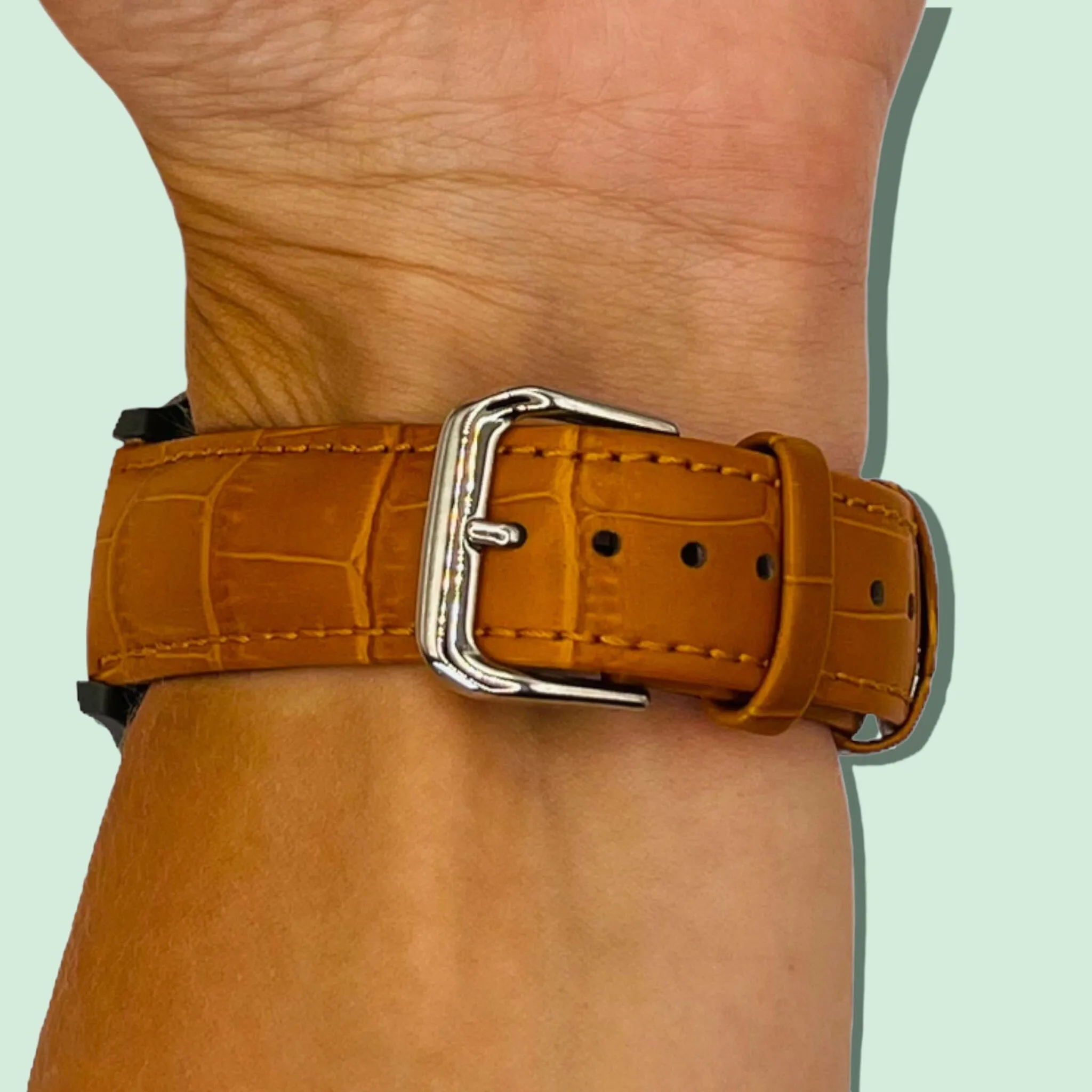 Snakeskin Leather Watch Straps Compatible with the Wenger 22mm Range