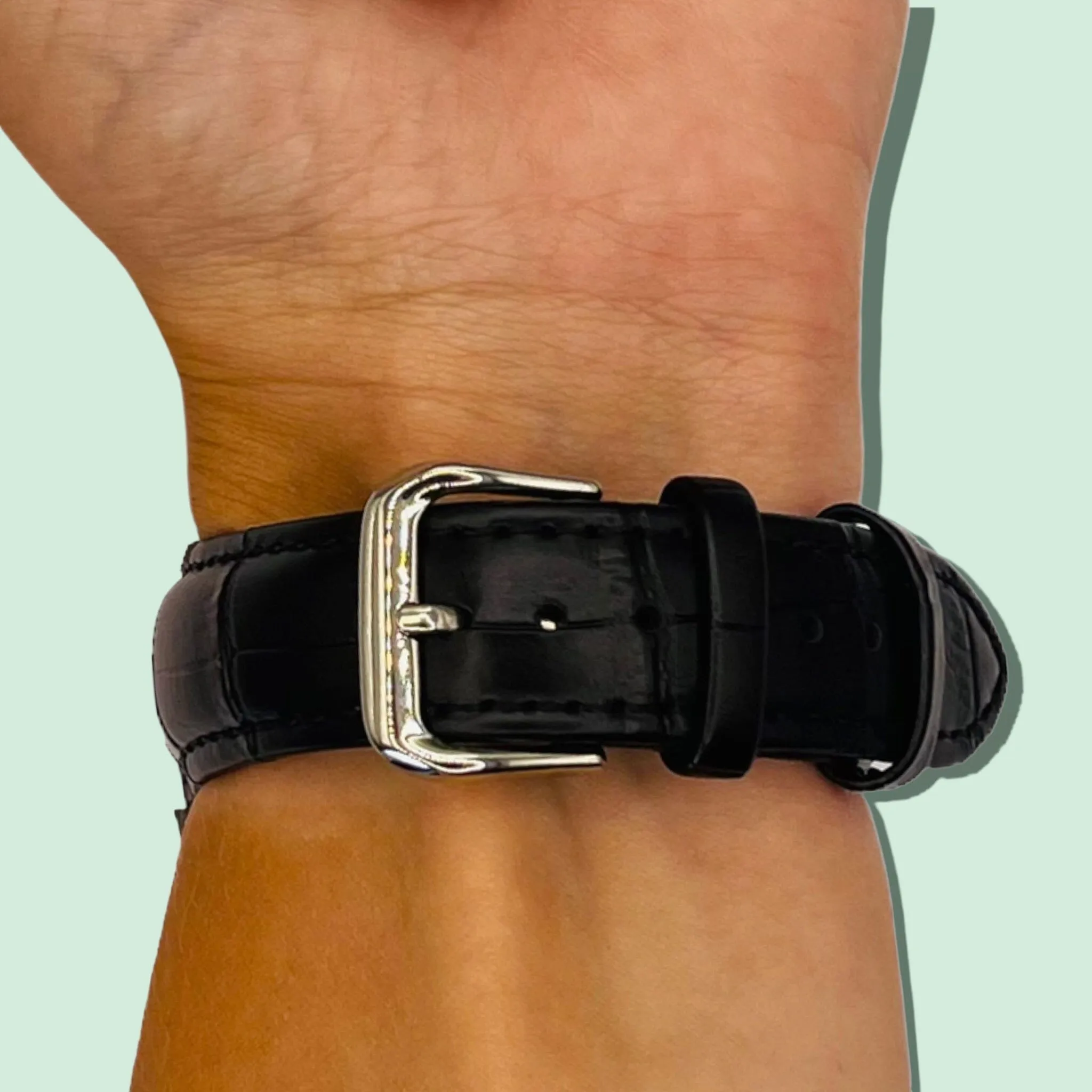 Snakeskin Leather Watch Straps Compatible with the Wenger 22mm Range