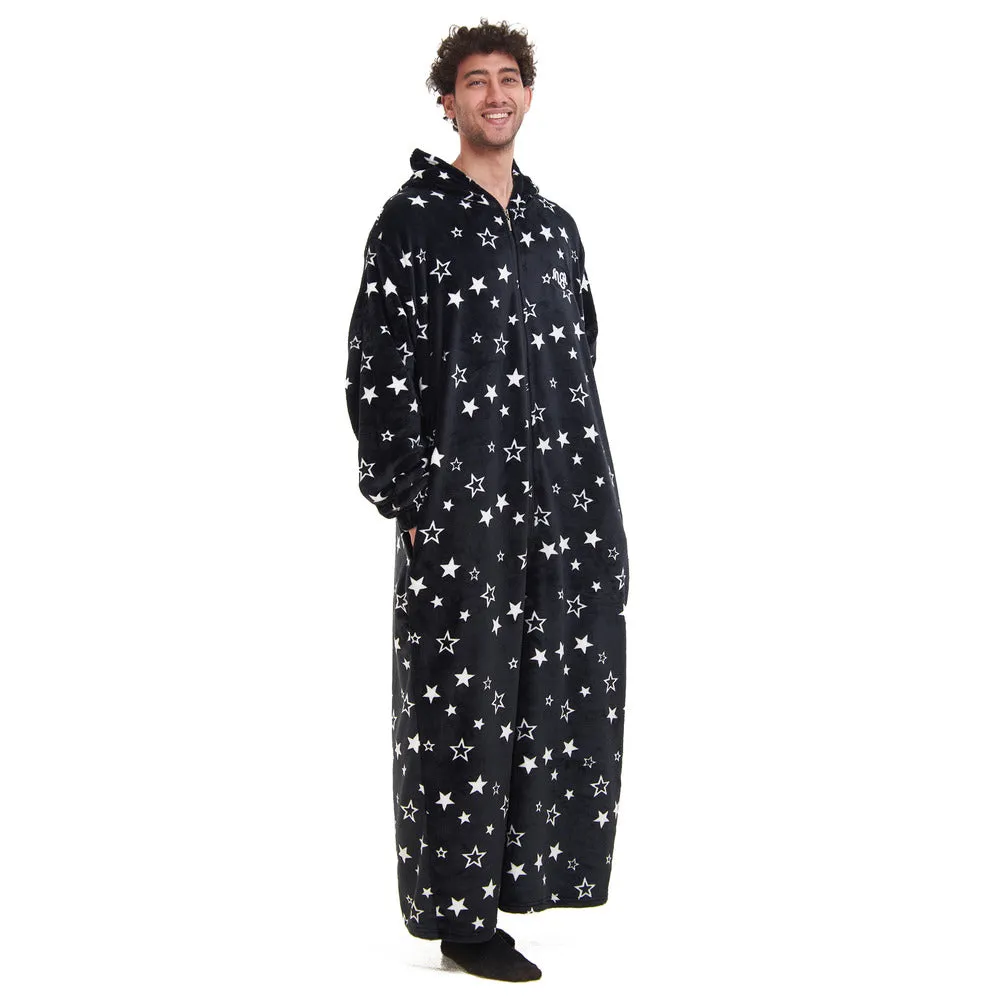 Snuggs Wearable Blanket Monk Black Stars