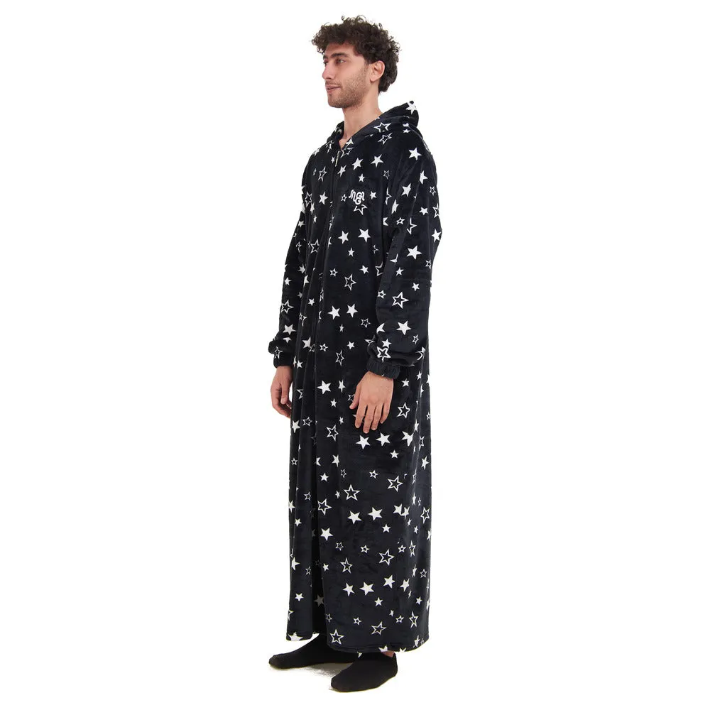 Snuggs Wearable Blanket Monk Black Stars