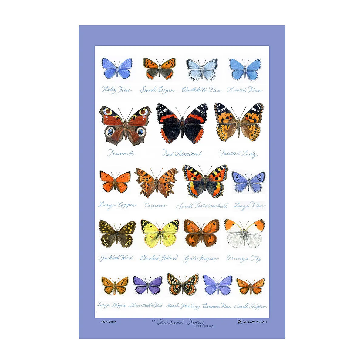 Tea Towel "Glencoe Butterflies"