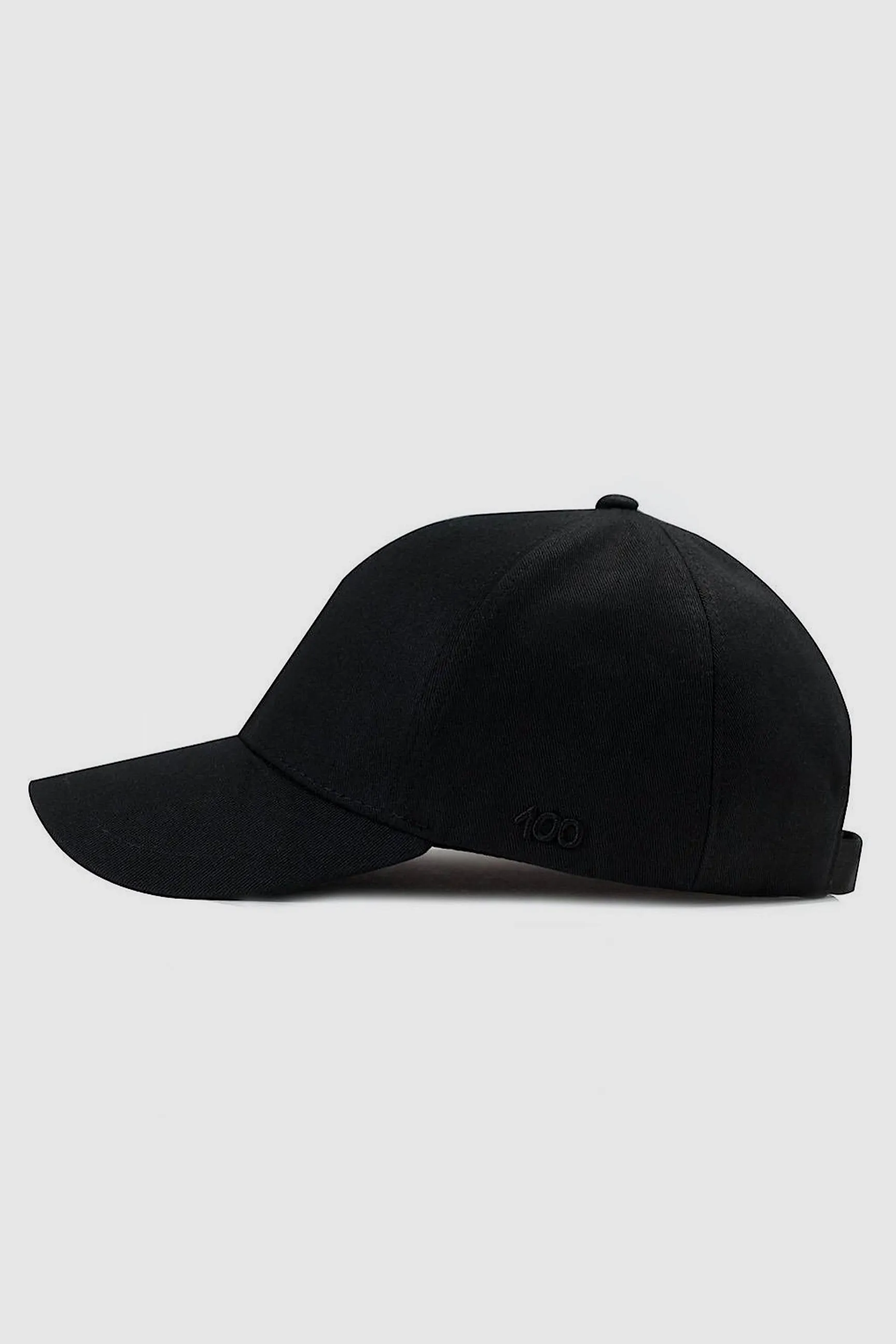 The 100 CAP in Black Cotton