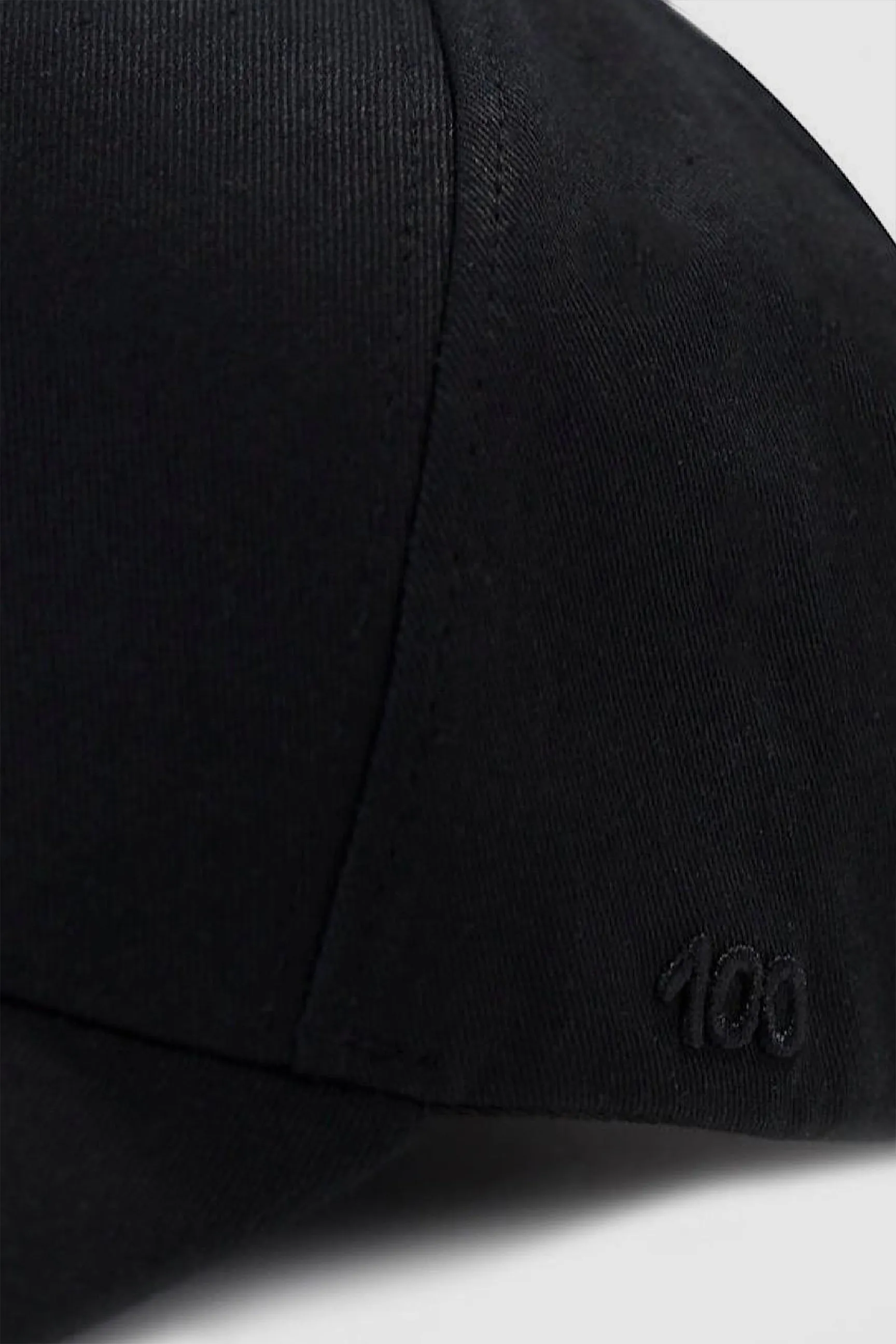 The 100 CAP in Black Cotton