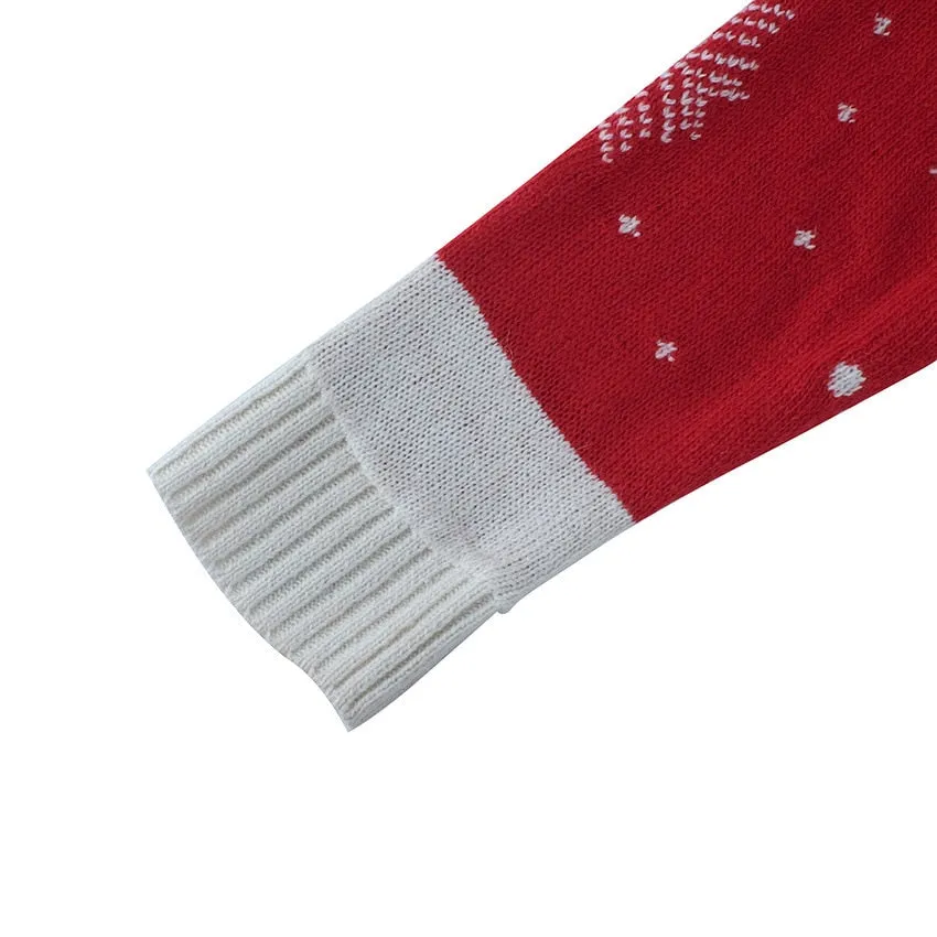 Ugly XMAS Holiday Christmas Sweater Women Men Funny Sweatshirt Gifts Elf Red