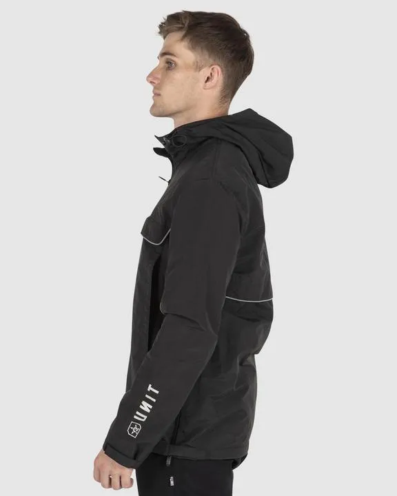 Unit 2022 Mens Jacket Spray Terrain Black