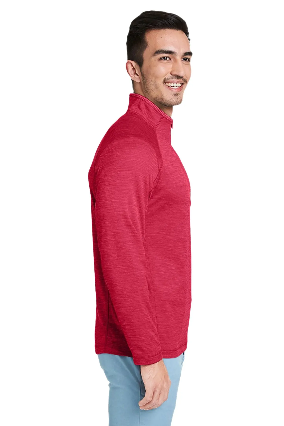 Vineyard Vines Custom Mens Sankaty Quarter-Zips, Red
