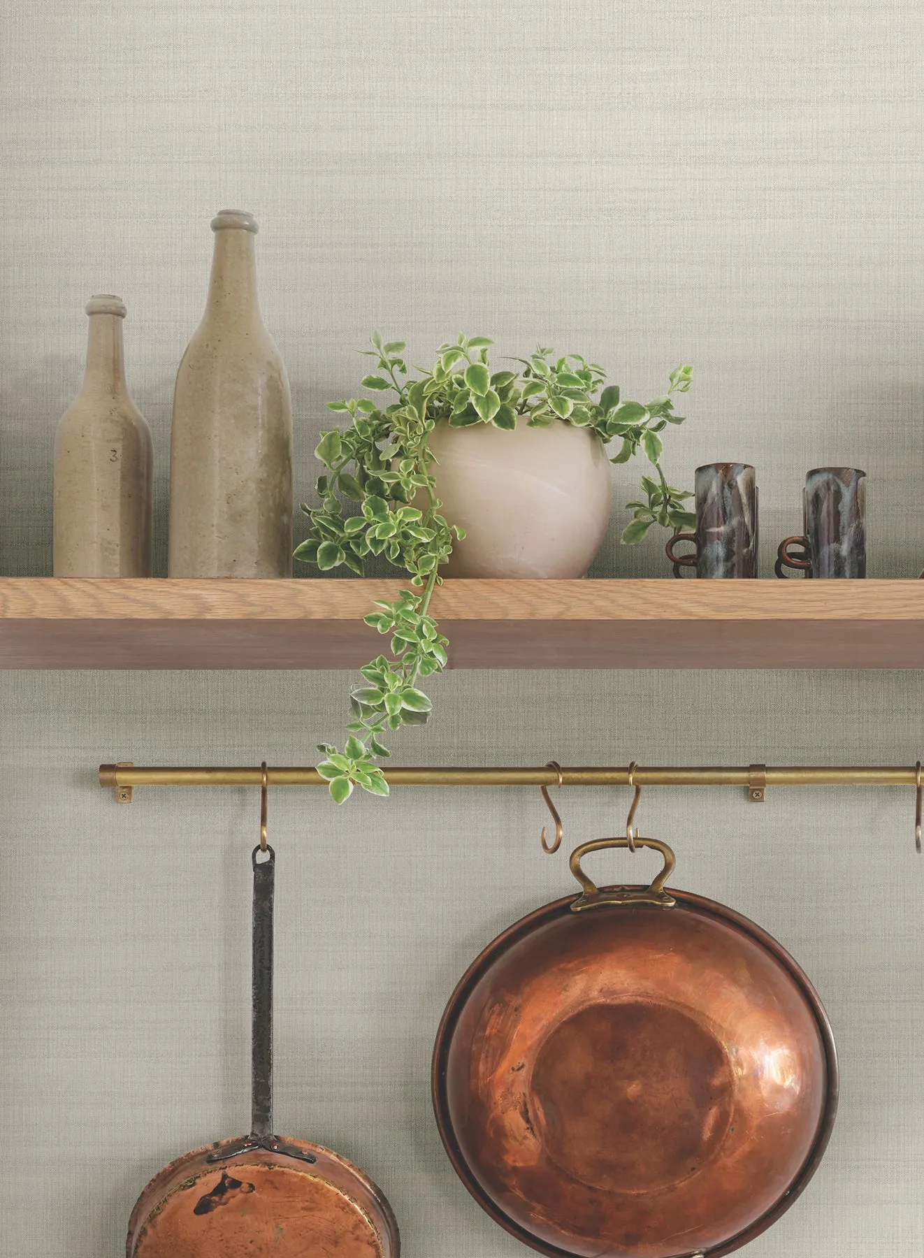 Washed Linen Wallpaper
