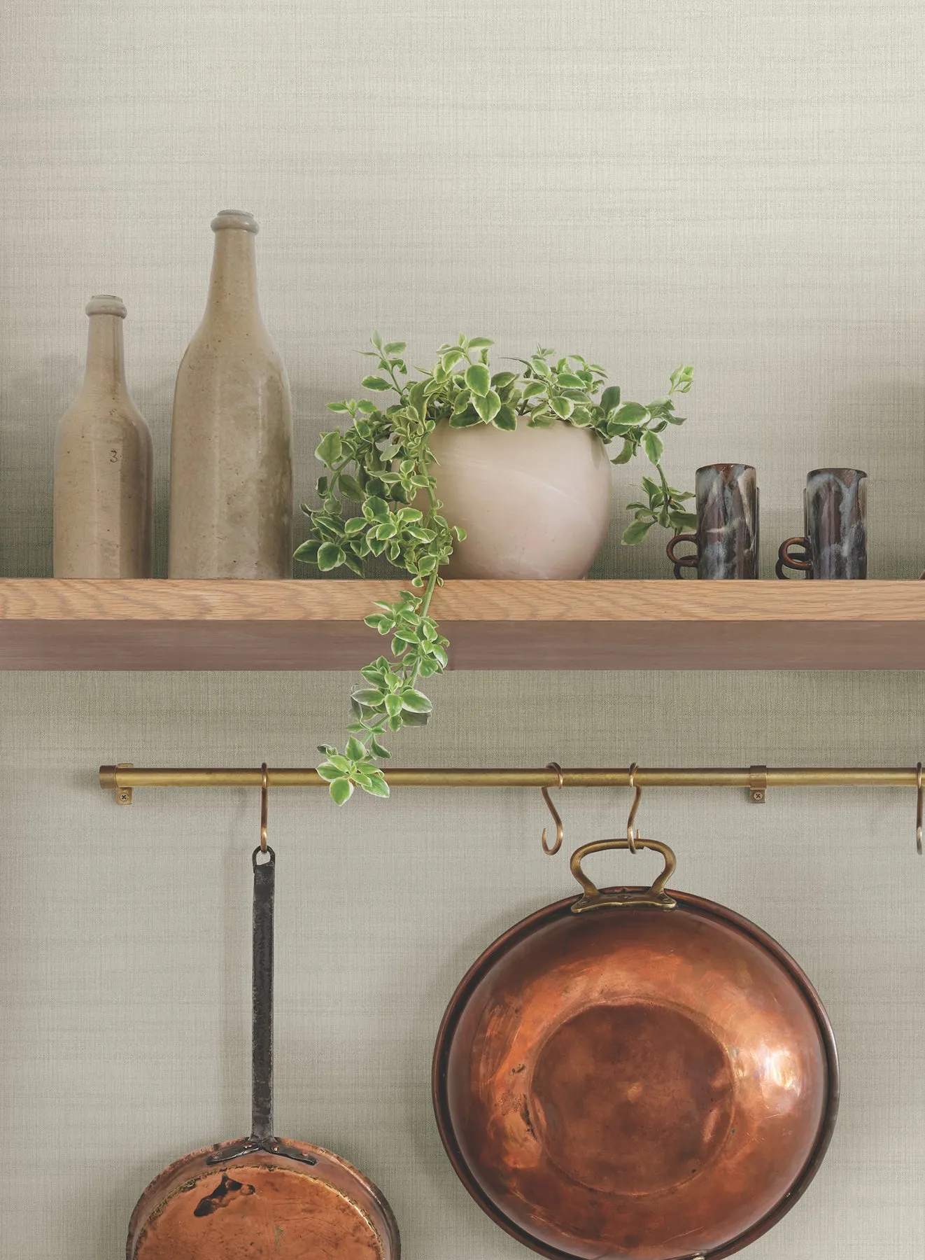 Washed Linen Wallpaper