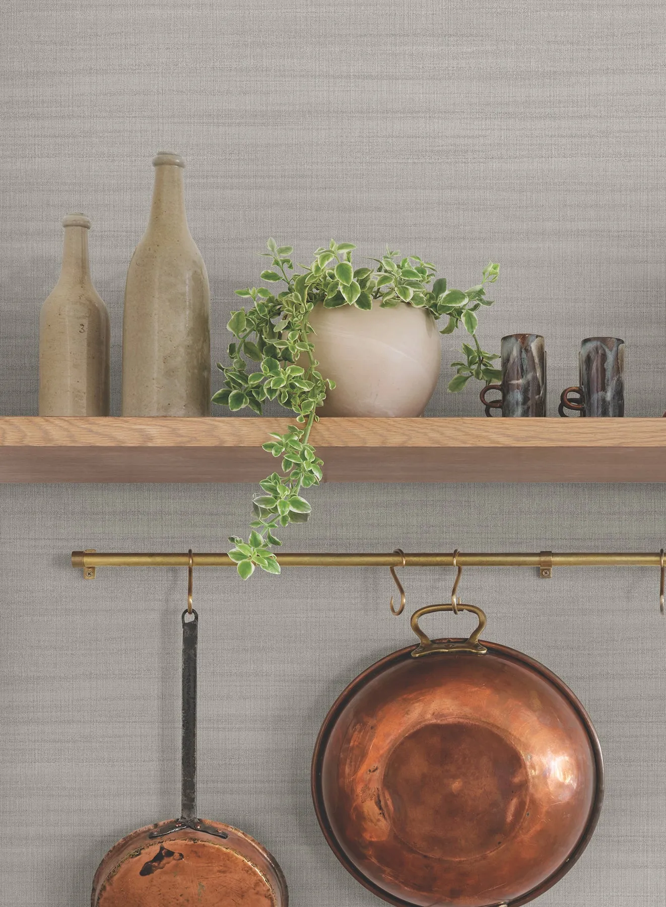 Washed Linen Wallpaper