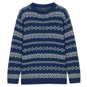 Wiaofellas Knitted Printed Pullovers Sweater Men Fashion Vintage Loose O Neck Solid Color Long Sleeve T Shirt Casual Streetwear