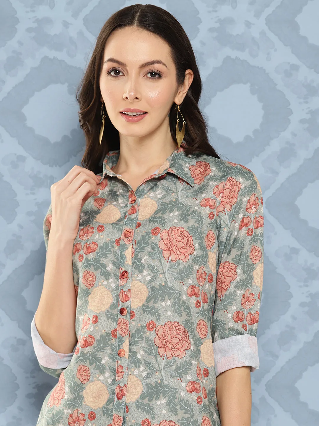 Women Green Pure Cotton Top