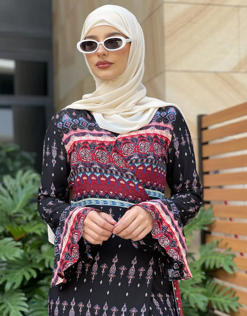 Chic Xima Wrap Dress - Elegant and Versatile Womens Fashion