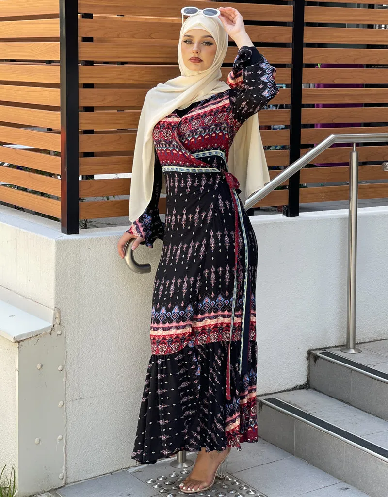 Chic Xima Wrap Dress - Elegant and Versatile Womens Fashion